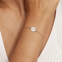 Marc Orian Bijoux Arbre De Vie|Bracelets Arbre De Vie > Bracelet Steenie Argent Blanc