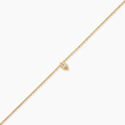 Bracelet Steffie Plaqué Or Jaune Oxyde De Zirconium
