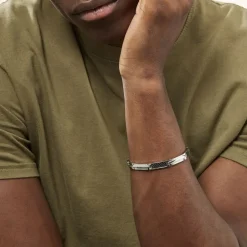 Marc Orian Bracelets Homme|Bracelets Acier Inoxydable > Bracelet Street Acier Blanc