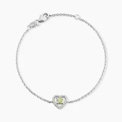 Bracelet Suzon Argent Blanc Oxyde De Zirconium