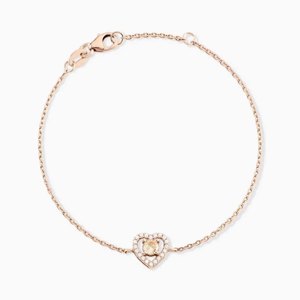 Bracelet Suzon Argent Rose Oxyde De Zirconium