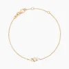 Bracelet Sya Plaqué Or Jaune Oxyde De Zirconium