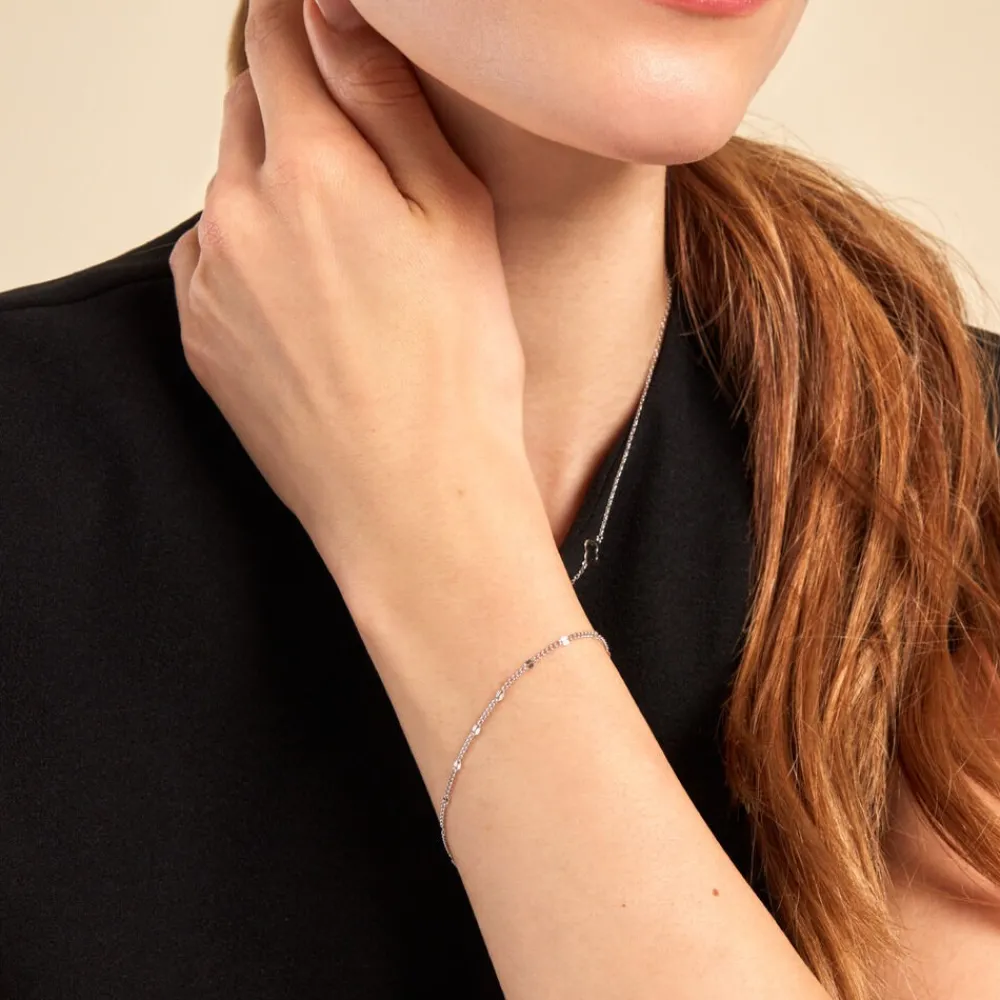 Marc Orian Bracelets|Idées Cadeaux Femme > Bracelet Tessie Argent Blanc