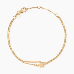 Bracelet Theodora Plaqué Or Jaune
