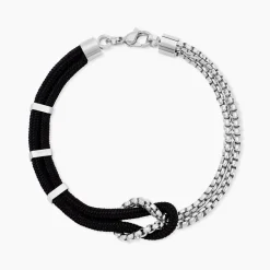 Bracelet Thymeo Acier Blanc