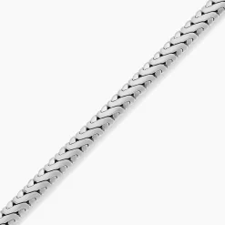 Marc Orian Bracelets Homme|Bracelets Acier Inoxydable > Bracelet Tim Acier Blanc