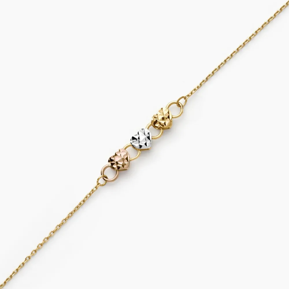 Marc Orian Bracelets Or|Bracelets > Bracelet Tricolore Or Jaune