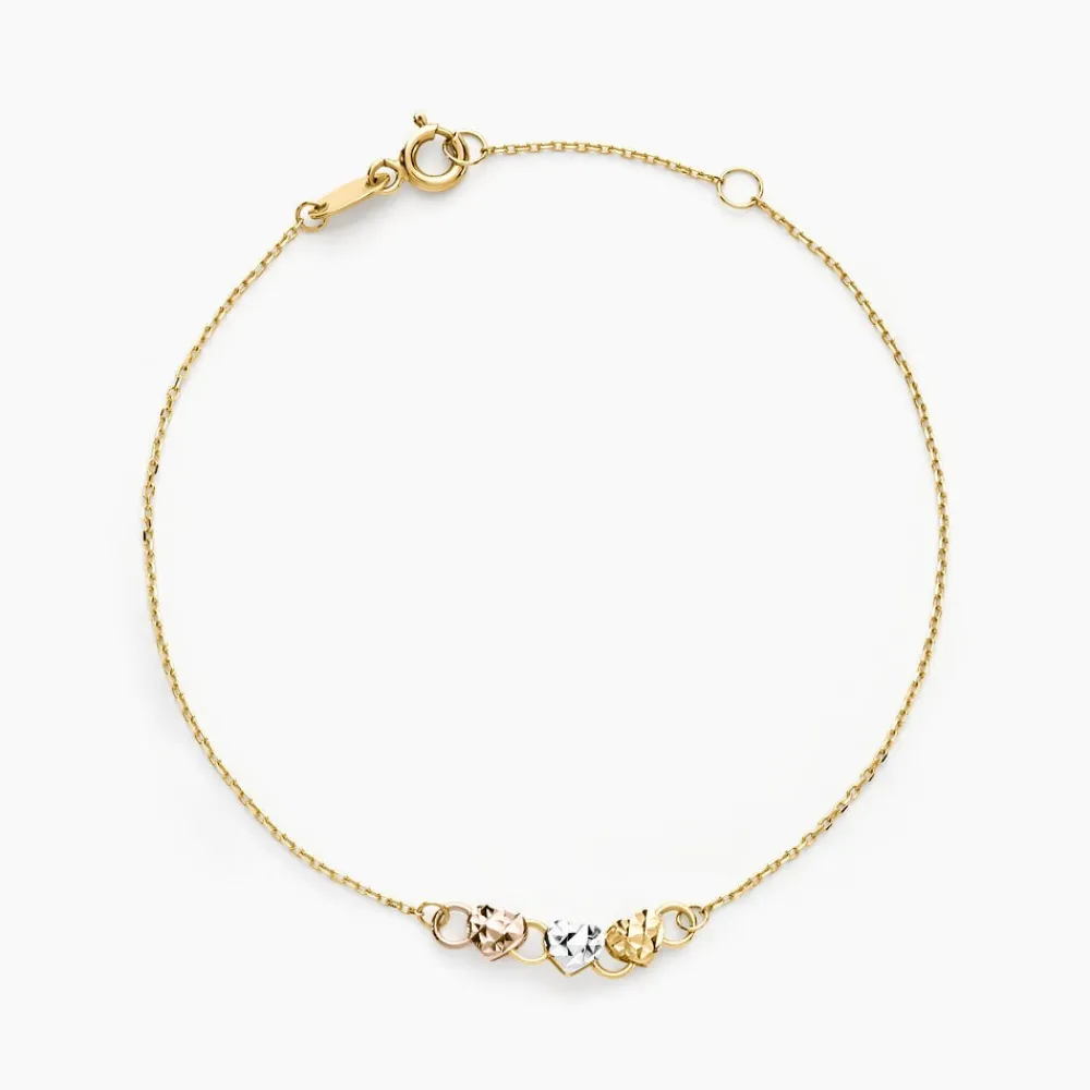 Marc Orian Bracelets Or|Bracelets > Bracelet Tricolore Or Jaune