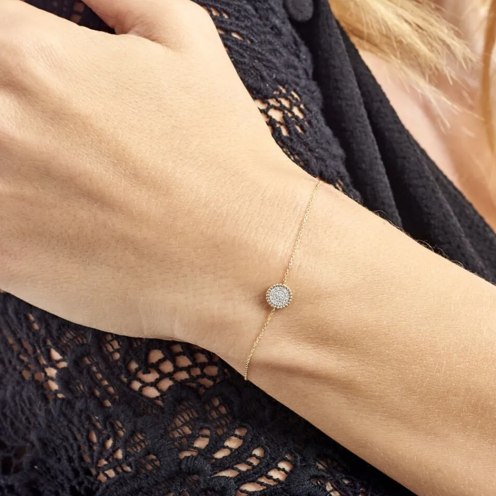Marc Orian Bracelets Or|Bijoux Or > Bracelet Vaina Or Jaune Diamant