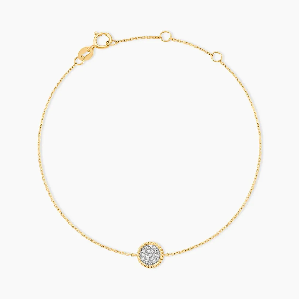 Marc Orian Bracelets Or|Bijoux Or > Bracelet Vaina Or Jaune Diamant