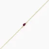 Marc Orian Bracelets Or|Bracelets > Bracelet Valora Or Jaune Rhodolite Oxyde De Zirconium