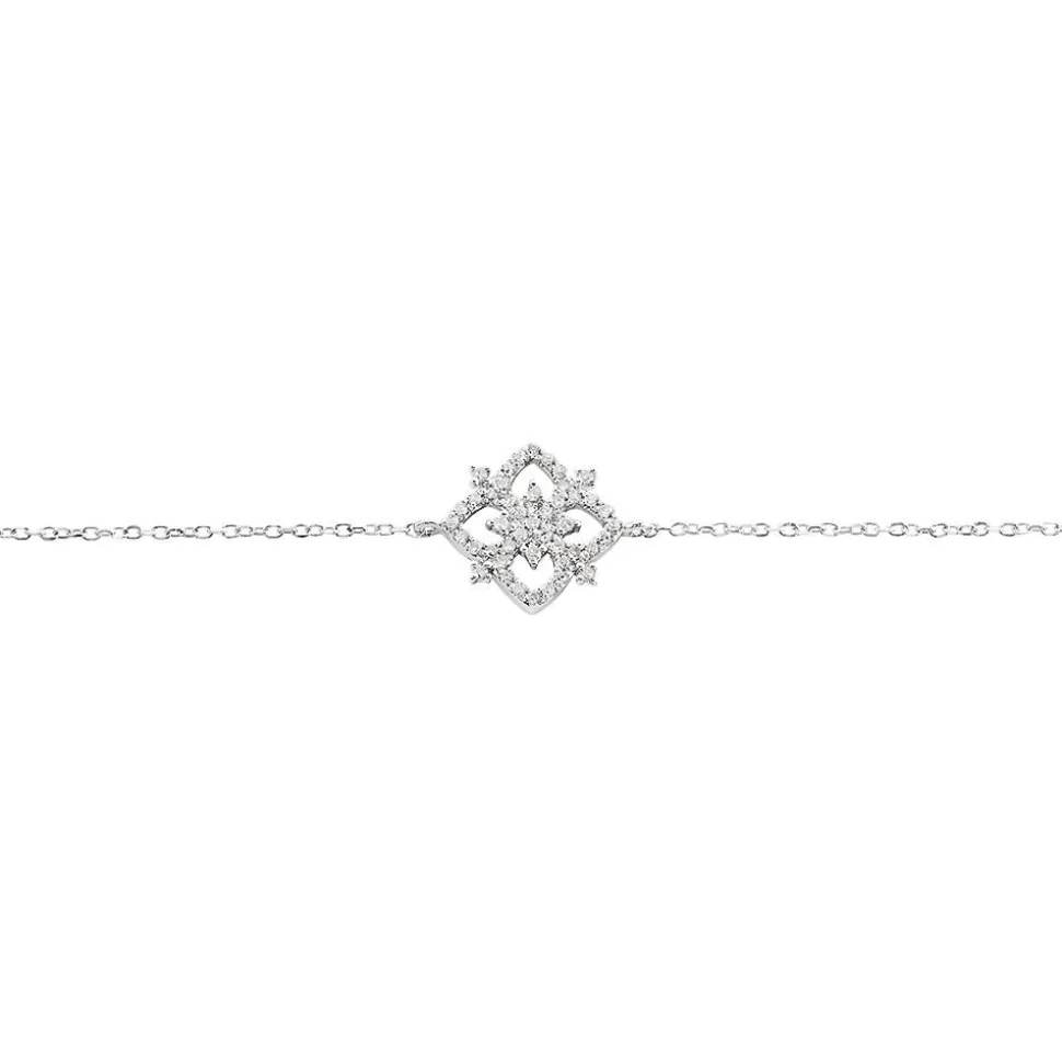 Bracelet Vasya Or Blanc Diamant