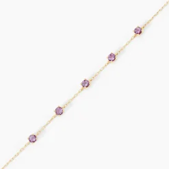 Marc Orian Bracelets Or|Bracelets > Bracelet Veasna Or Jaune Améthyste