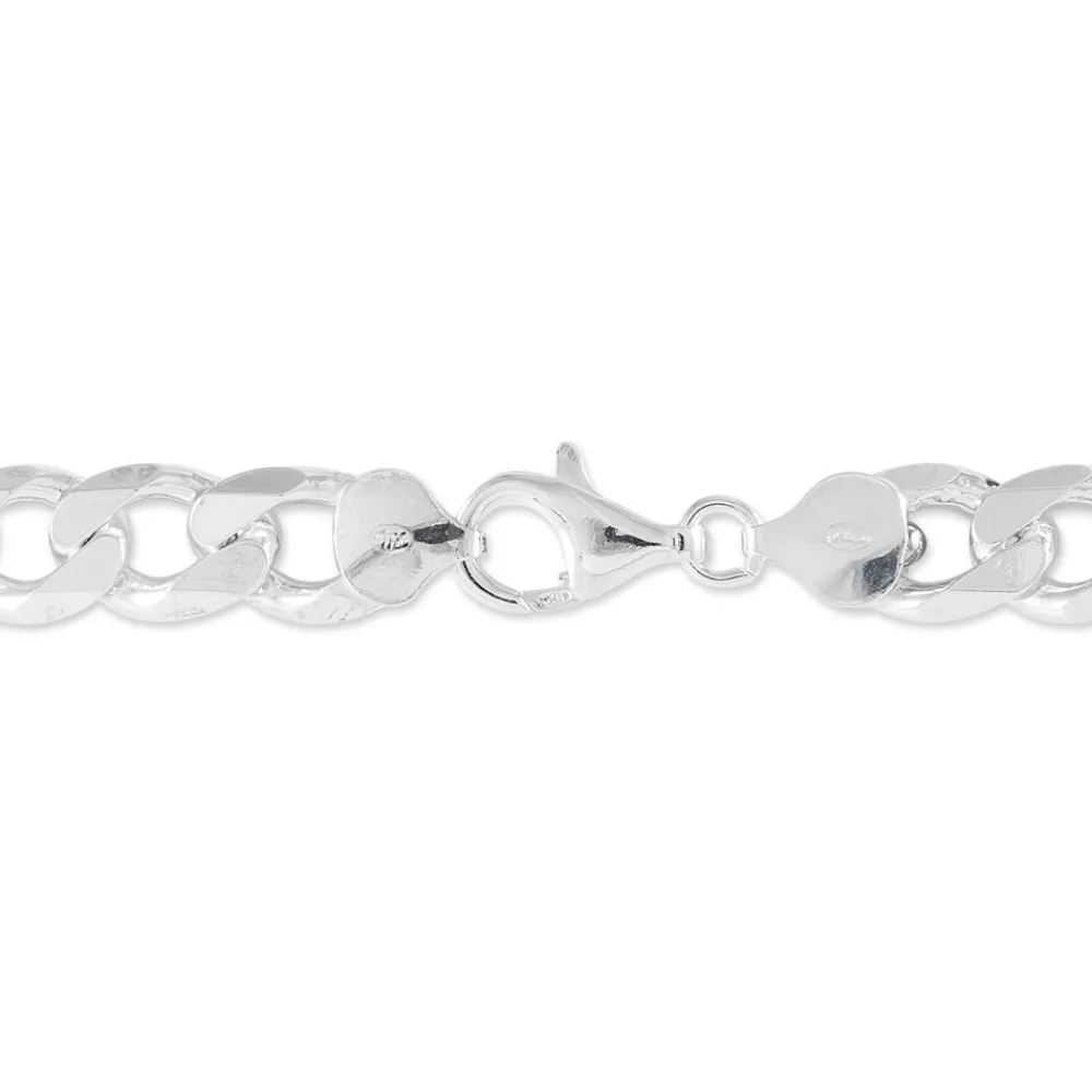 Marc Orian Bracelets Homme|Bijoux Homme > Bracelet Vivian Maille Alternee 1/3 Argent Blanc