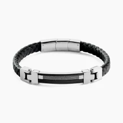 Bracelet Yannick Acier Blanc