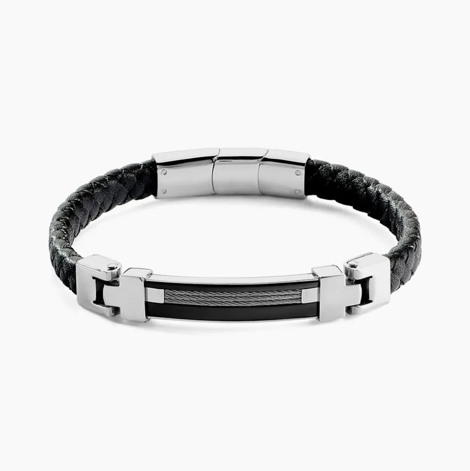 Bracelet Yannick Acier Blanc