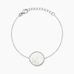 Marc Orian Bracelets|Bijoux Fantaisie > Bracelet Zealie Argent Blanc Nacre