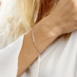 Marc Orian Bracelets|Idées Cadeaux Femme > Bracelet Zelee Argent Blanc