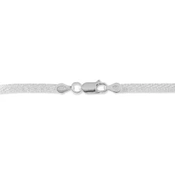 Marc Orian Bracelets Mailles|Bracelets > Bracelet Zoubeida Argent Blanc