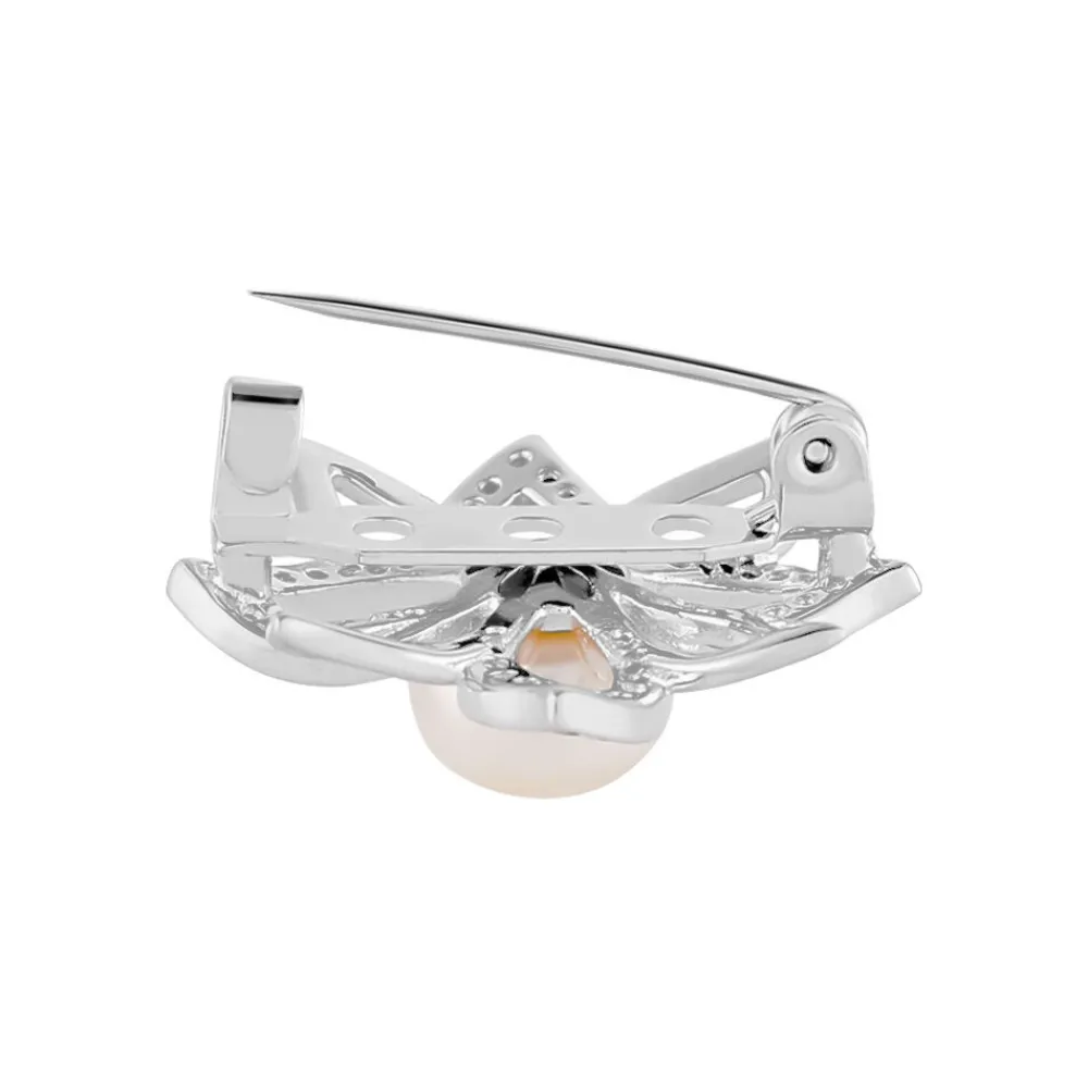 Marc Orian Idées Cadeaux Femme|Bijoux Argent > Broche Bonifacio Argent Blanc Oxyde De Zirconium