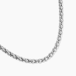 Marc Orian Colliers|Colliers Argent > Chaine Nahila Argent Blanc