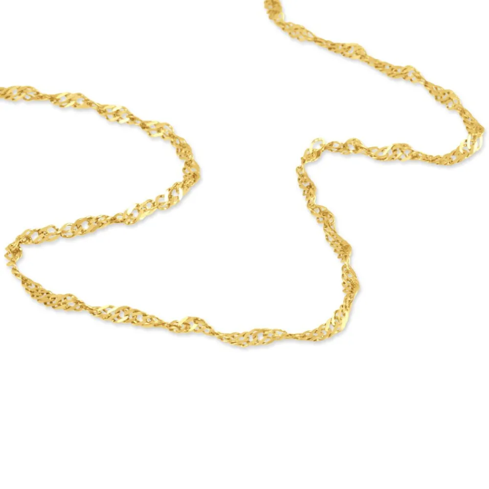 Marc Orian Colliers|Bijoux Femme > Chaîne Abbygail Maille Singapour Or Jaune