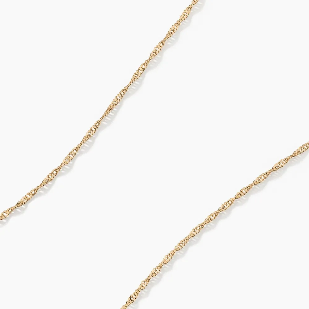 Marc Orian Colliers|Bijoux Femme > Chaîne Alicianeae Maille Singapour Or Jaune