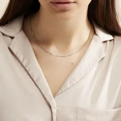 Marc Orian Colliers Fantaisie|Colliers > Chaîne Alyze Argent Blanc