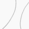 Chaîne Alyze Argent Blanc