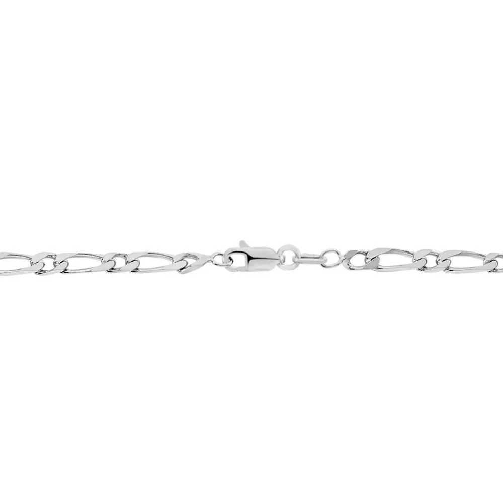 Marc Orian Colliers|Colliers Argent > Chaîne Anilo Maille Alternée Argent Blanc
