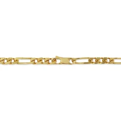 Chaîne Bixente Maille Alternee 1/3 Plaqué Or Jaune