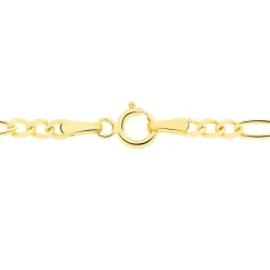 Chaîne Cameo Maille Alternee 1/3 Or Jaune