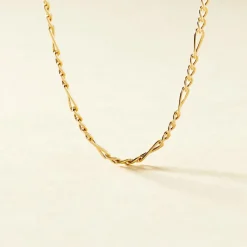 Chaîne Cameo Maille Alternee 1/3 Or Jaune