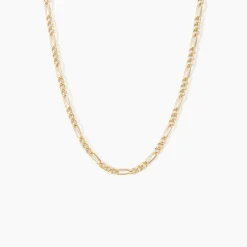 Chaîne Cameo Maille Alternee 1/3 Or Jaune