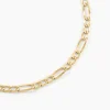 Marc Orian Colliers|Chaines Homme > Chaîne Cameo Maille Alternee 1/3 Or Jaune