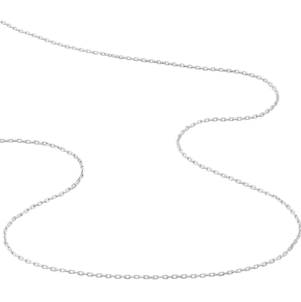 Chaîne Claudine Argent Blanc