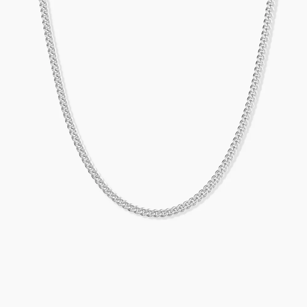 Marc Orian Colliers Fantaisie|Colliers > Chaîne Clementine Argent Blanc