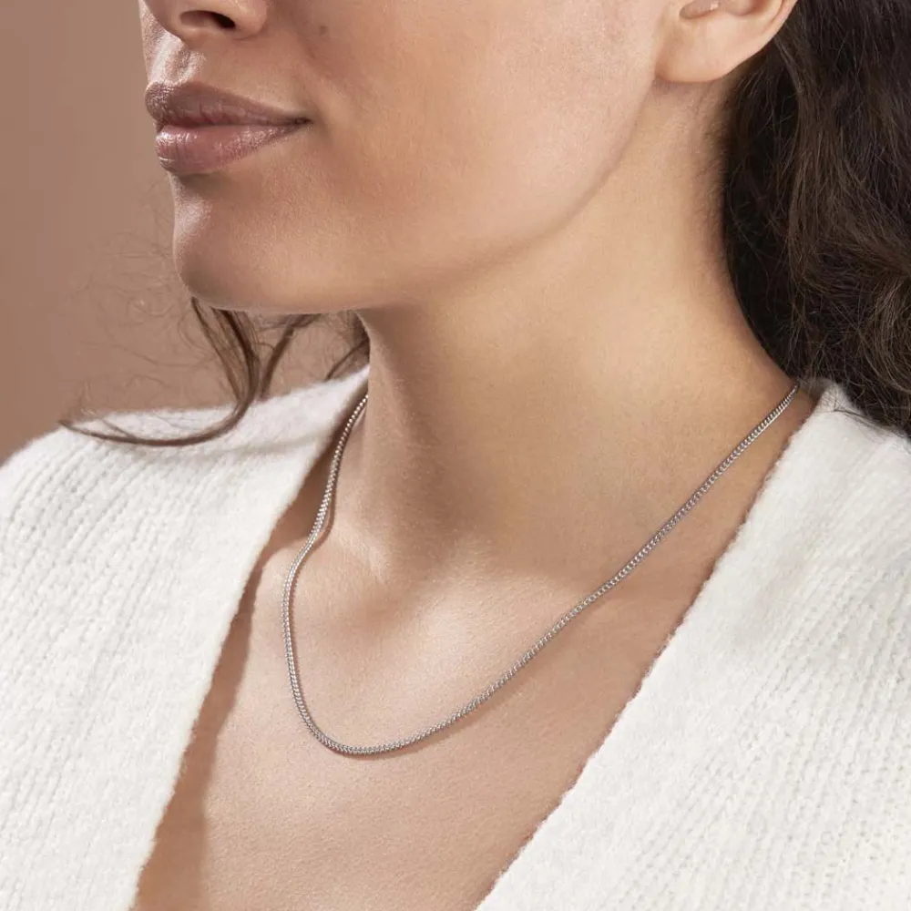 Marc Orian Colliers Fantaisie|Colliers > Chaîne Clementine Argent Blanc