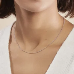 Marc Orian Colliers Fantaisie|Colliers > Chaîne Clementine Argent Blanc