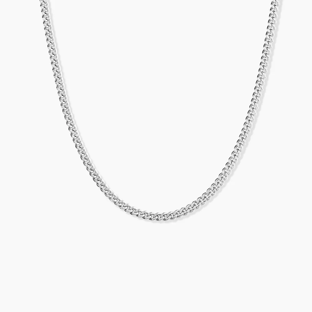 Marc Orian Colliers Fantaisie|Colliers > Chaîne Clementine Argent Blanc