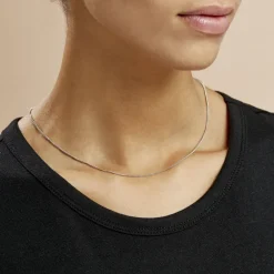 Marc Orian Colliers Fantaisie|Colliers > Chaîne Clementine Argent Blanc