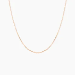 Chaîne Igoa Maille Forçat Diamantee Or Rose