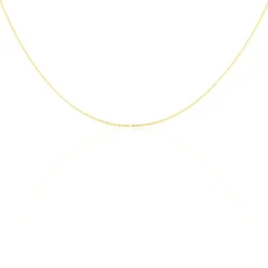 Chaîne Igoa Maille Forçat Diamantee Or Jaune