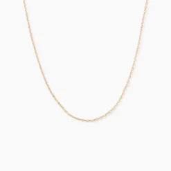 Chaîne Igoa Maille Forçat Diamantee Or Rose