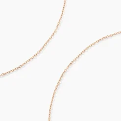 Chaîne Igoa Maille Forçat Diamantee Or Rose
