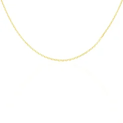 Chaîne Igoa Maille Forçat Diamantee Or Jaune