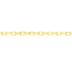 Chaîne Igoa Maille Forçat Diamantee Or Jaune