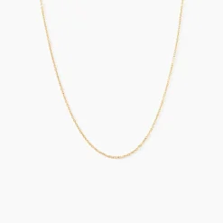 Marc Orian Colliers|Chaines Femme > Chaîne Igoa Maille Forçat Diamantee Or Jaune