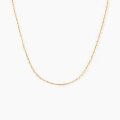 Marc Orian Colliers|Bijoux Femme > Chaîne Igoa Maille Forçat Diamantee Or Jaune