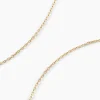 Marc Orian Colliers|Chaines Femme > Chaîne Igoa Maille Forçat Diamantee Or Jaune